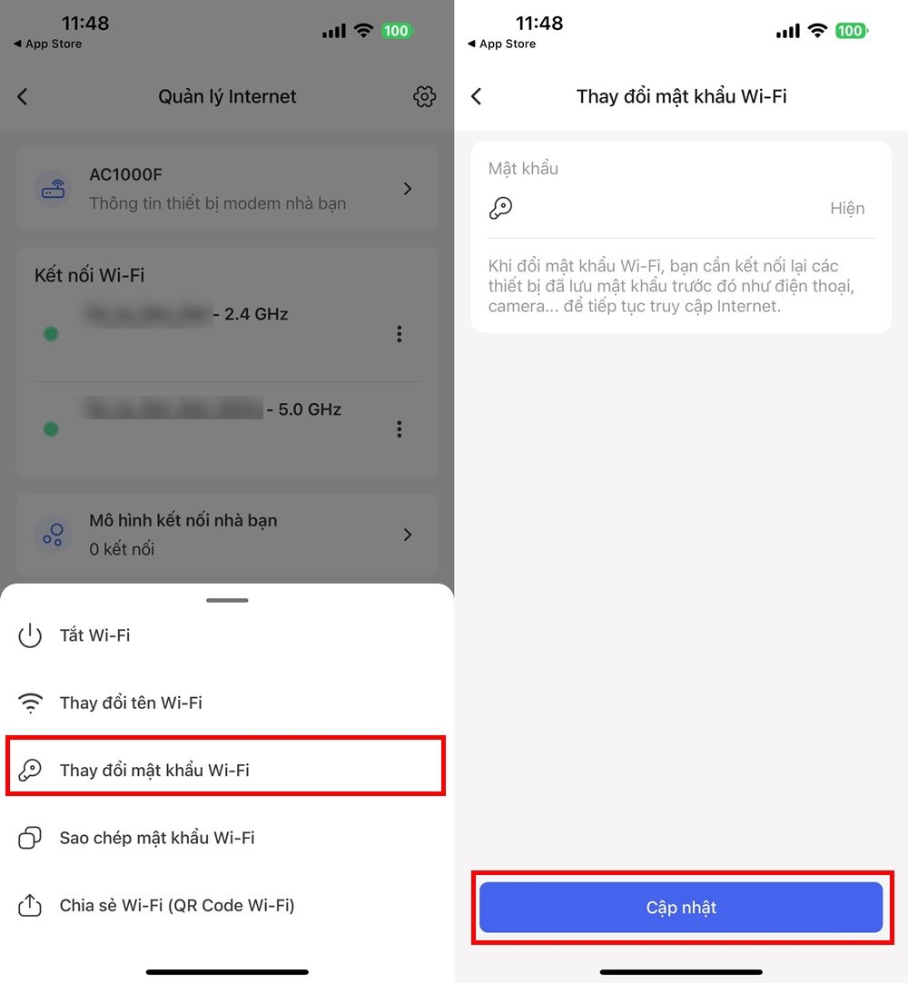Cách đổi mật khẩu Wi-Fi bằng điện thoại 3