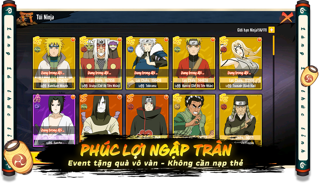 Nhận nhiều quà trong game LLTT