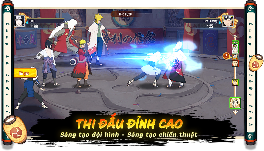 Hình ảnh gameplay Làng Lá Thức Tỉnh