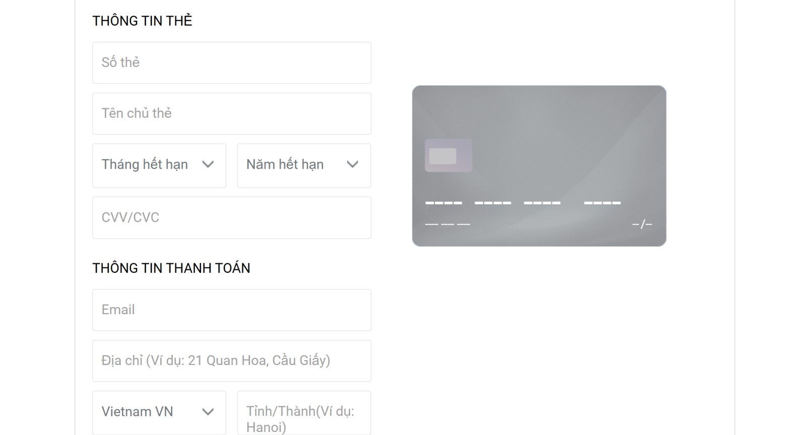 Nạp Scoin qua thẻ ngân hàng