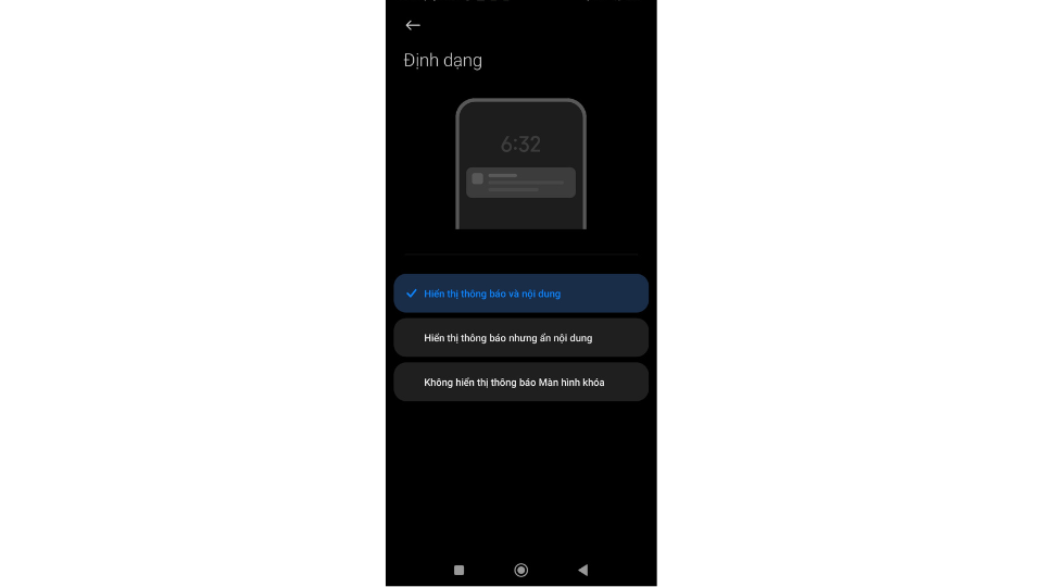 Ẩn hoàn toàn thông báo Màn hình khóa Xiaomi - Cách 1