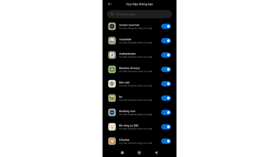 Ẩn cụ thể thông báo trên Màn hình khóa Xiaomi - Cách 5