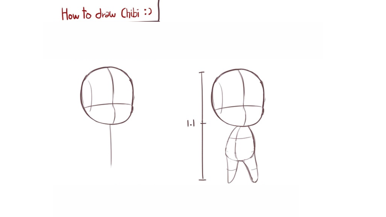hình chibi cute dễ vẽ 1