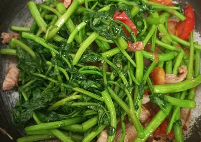 Rau cải xoong nấu món gì 5