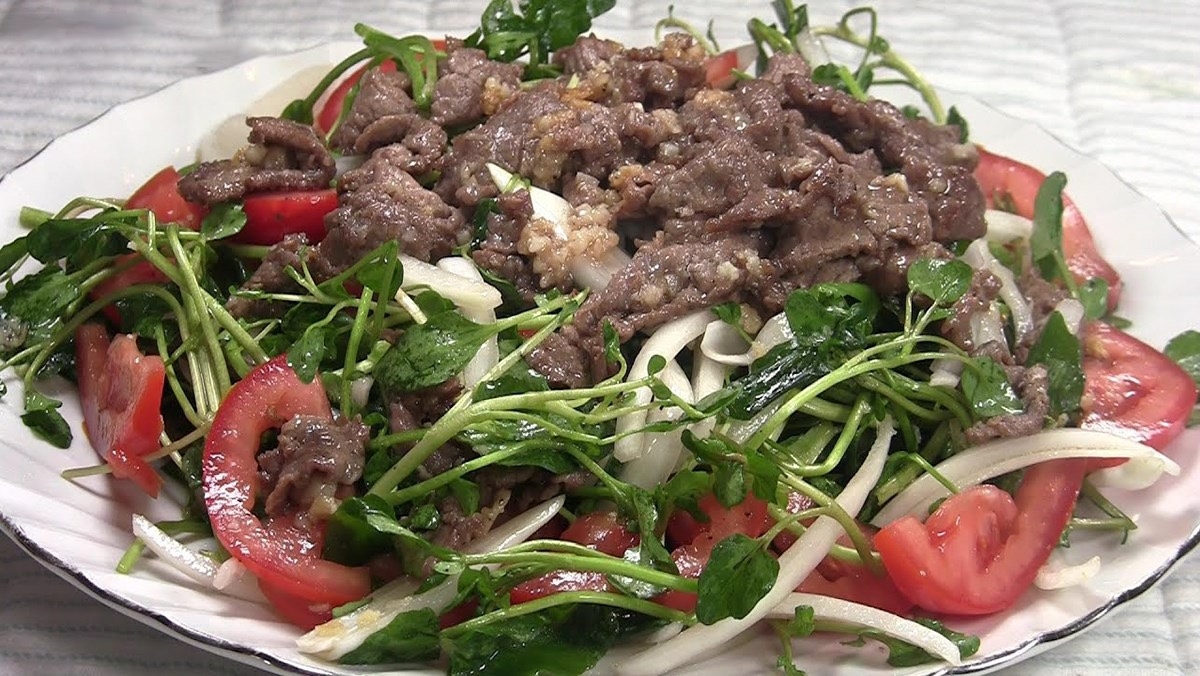 Rau cải xoong nấu món gì 6