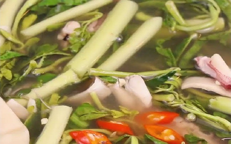Rau nhút nấu gì ngon 5