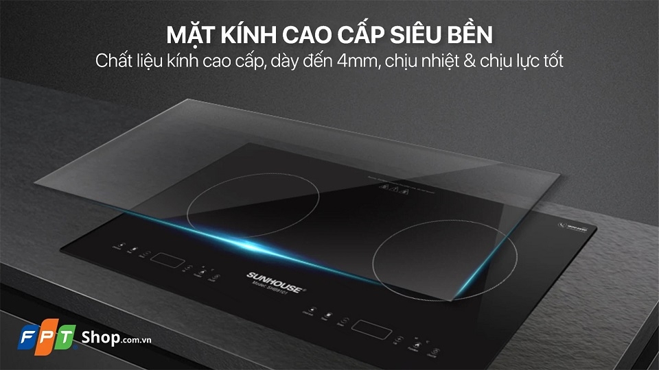 Bếp điện từ đôi Sunhouse SHB9101