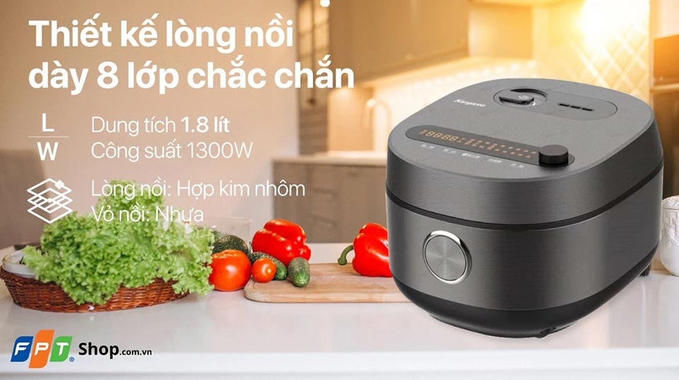Nồi cơm điện cao tần Kangaroo 1.8 lít KG18RIH2