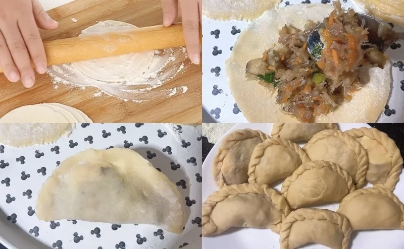 Cách làm bánh xếp chiên bằng nồi chiên không dầu (ảnh 3)