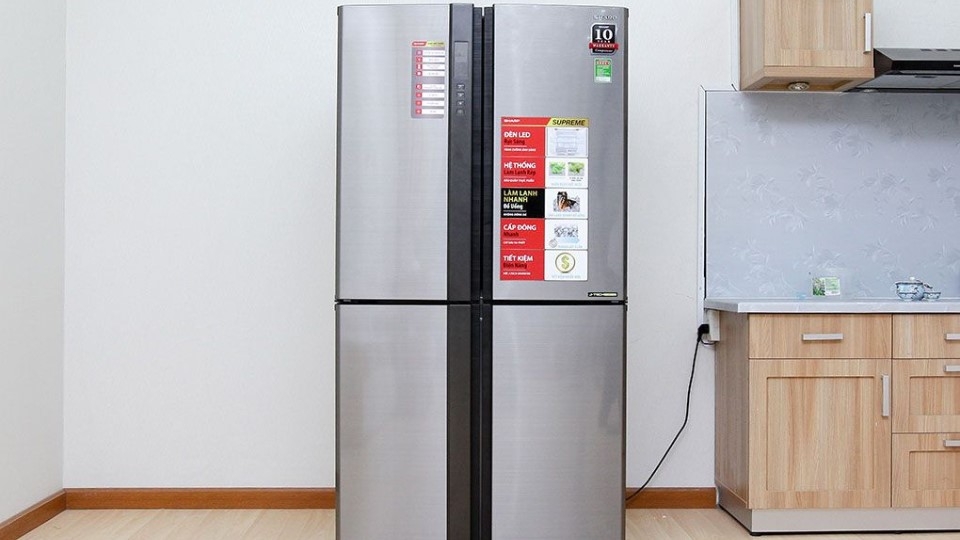 Cập nhật những mẫu tủ lạnh Sharp 4 cánh hiện đại bán chạy nhất