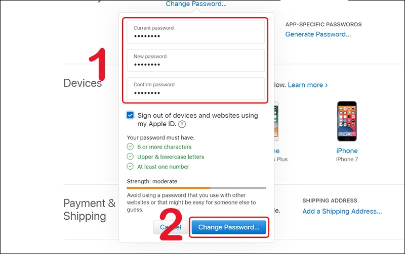 đổi mật khẩu iCloud - hình 12