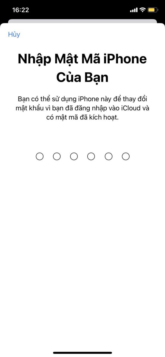 đổi mật khẩu iCloud - hình 7