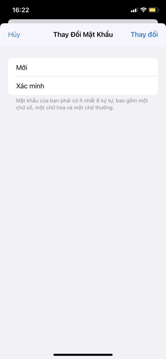 đổi mật khẩu iCloud - hình 8