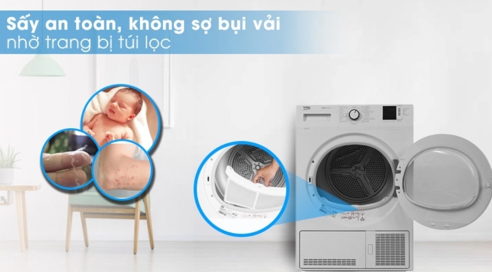 Máy sấy quần áo Beko của nước nào? Có nên sử dụng máy sấy quần áo Beko không? 4