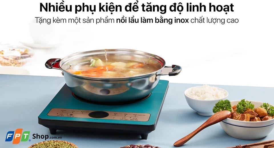 Bếp điện từ đơn Hotwell SI22H2 (Kèm nồi)