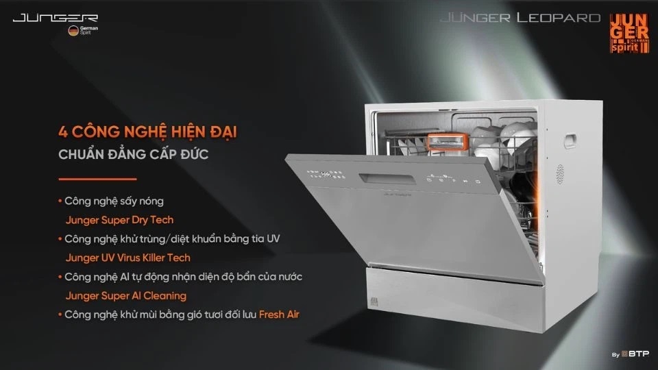 Máy rửa bát 10 bộ Junger DWJ-10