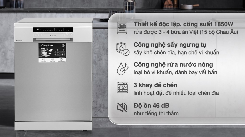 Máy rửa bát Nagakawa có tốt không (ảnh 6)