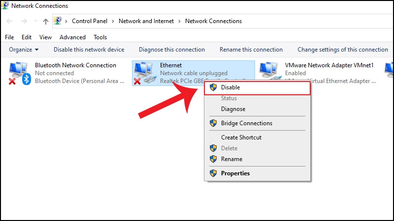 a network cable is not properly plugged in or may be broken (ảnh 9)