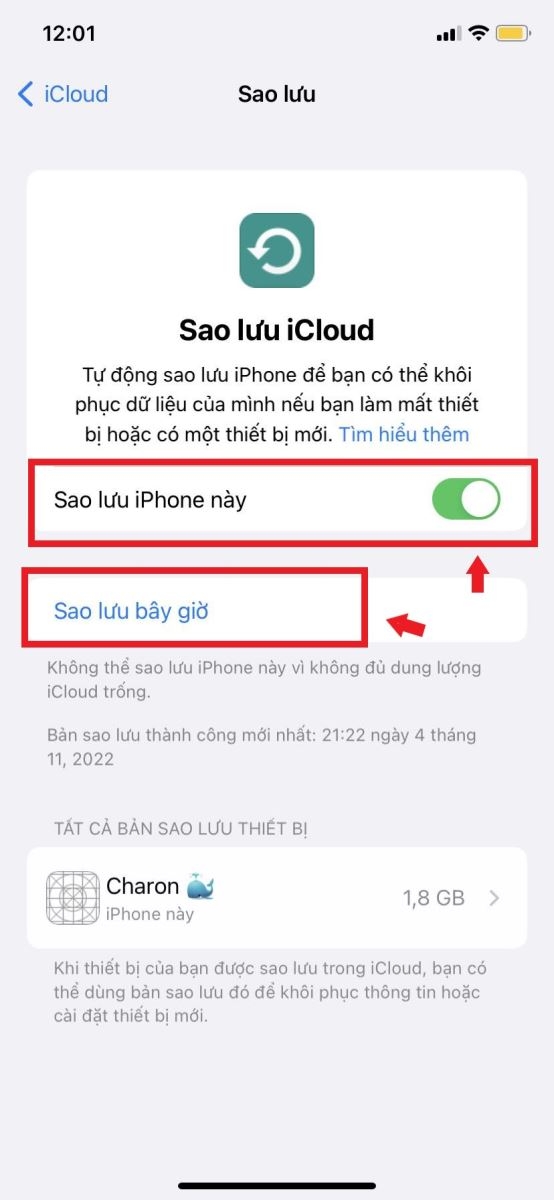 sao lưu tin nhắn iPhone - hình 5