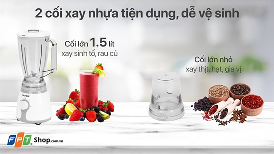 máy xay sinh tố 2 cối (Hình 6)