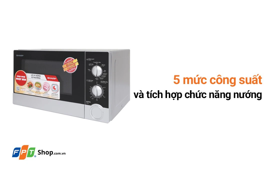 Sharp 23 lít R-G302VN-S là sản phẩm không thể bỏ qua