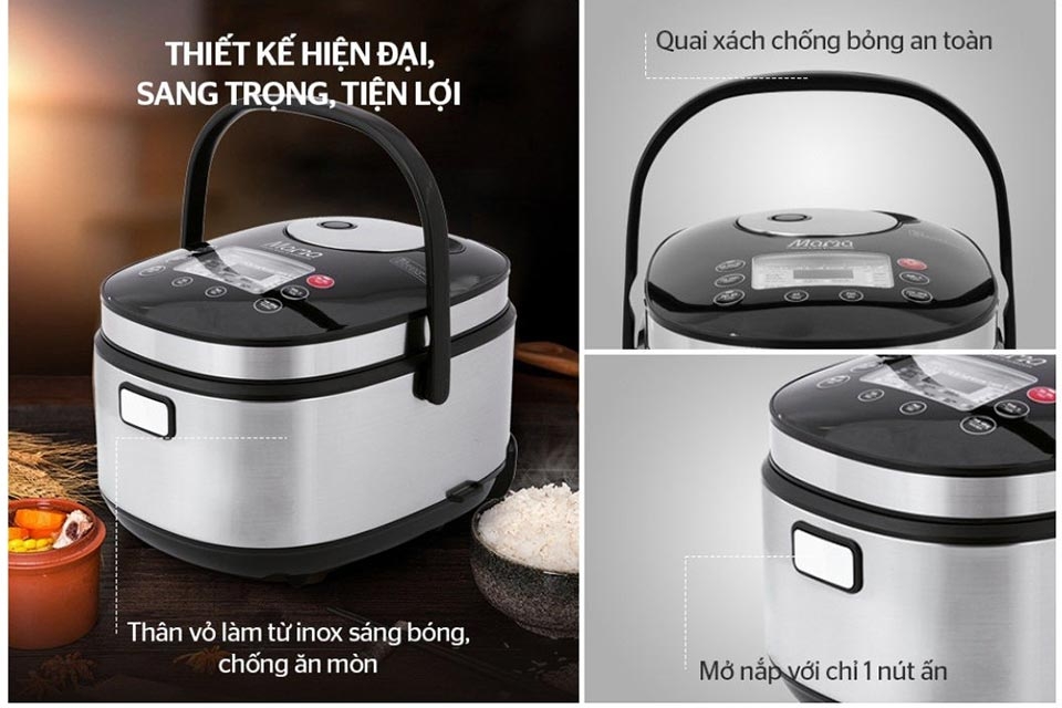 Nồi cơm điện tử Sunhouse mama 1.8 lít SHD8903