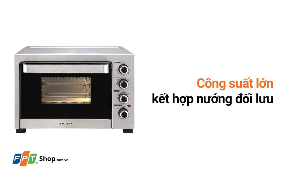 Lò nướng Sharp 38 lít EO-A384RCSV-ST