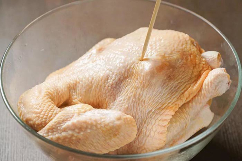 Hầm gà bằng nồi cơm điện 3