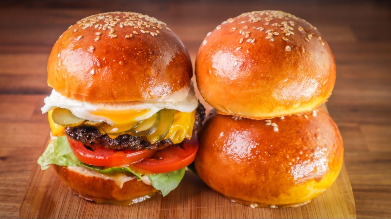cách làm vỏ bánh hamburger 1