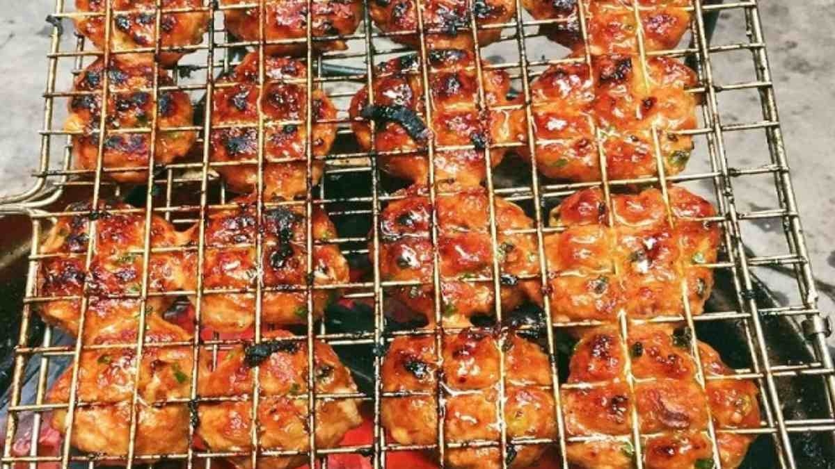 cách làm chả nướng thịt băm 7