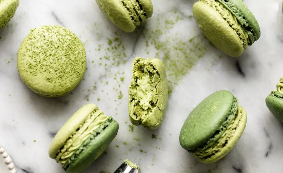 macaron matcha