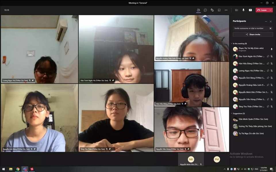 Các tính năng học tập trực tuyến