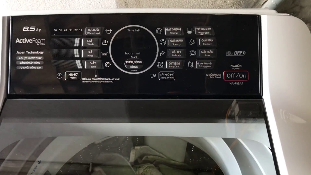máy giặt Panasonic mất nguồn 1