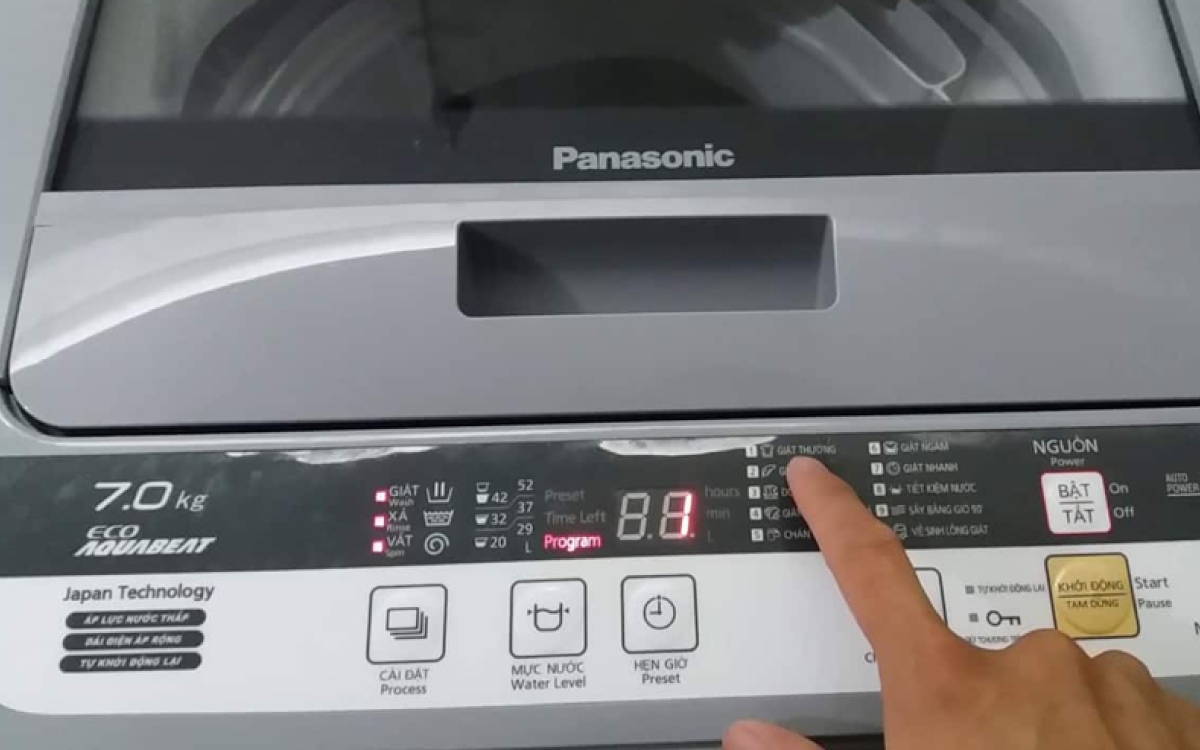 máy giặt Panasonic mất nguồn 4
