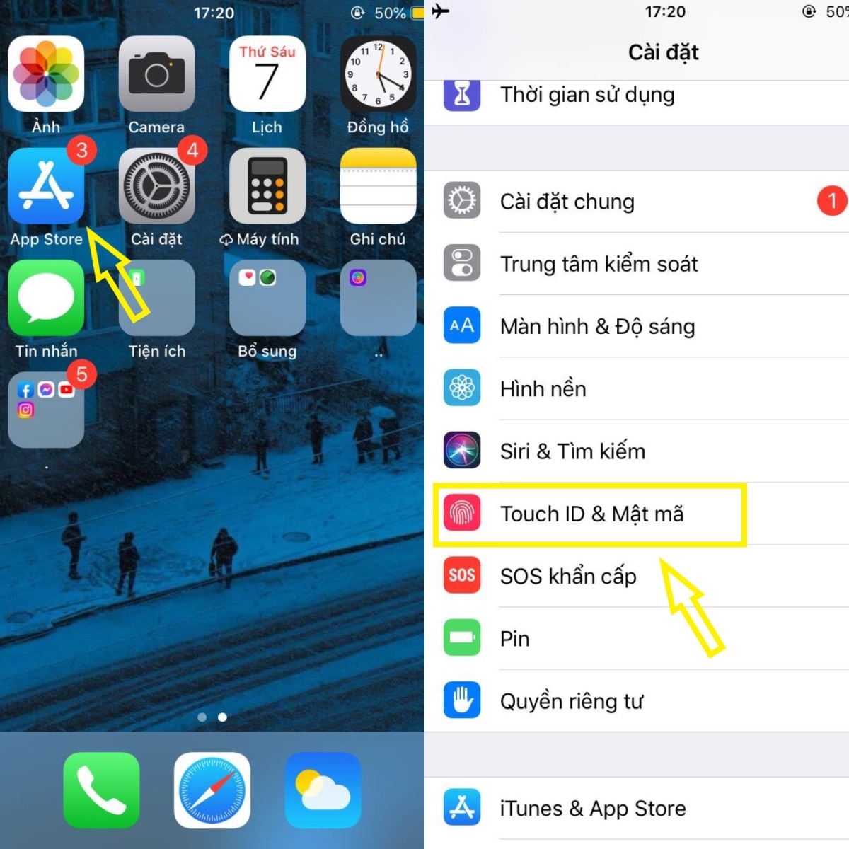 thay đổi mật khẩu điện thoại iPhone - hình 2