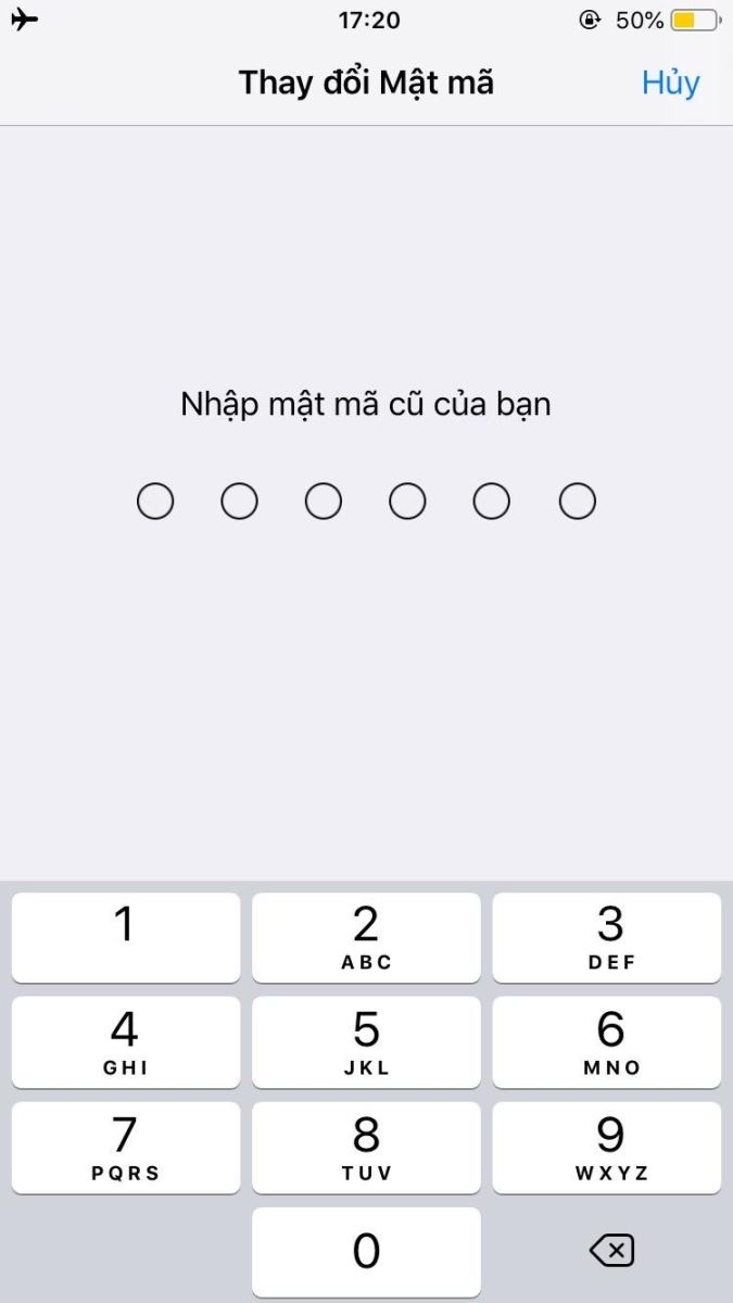thay đổi mật khẩu điện thoại iPhone - hình 4