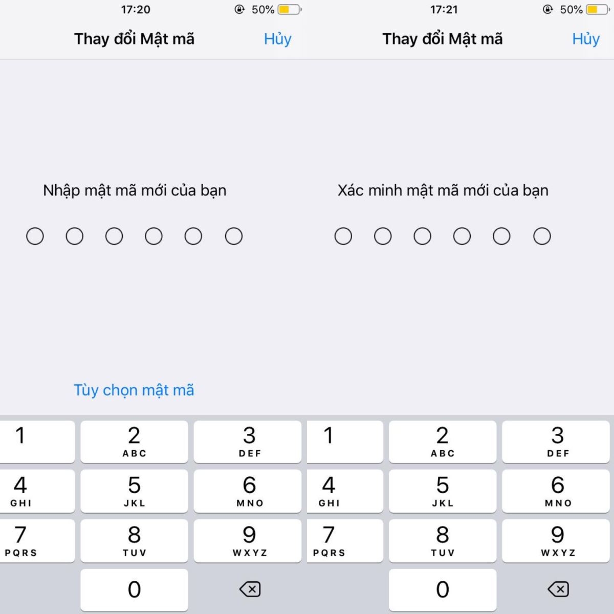 thay đổi mật khẩu điện thoại iPhone - hình 5