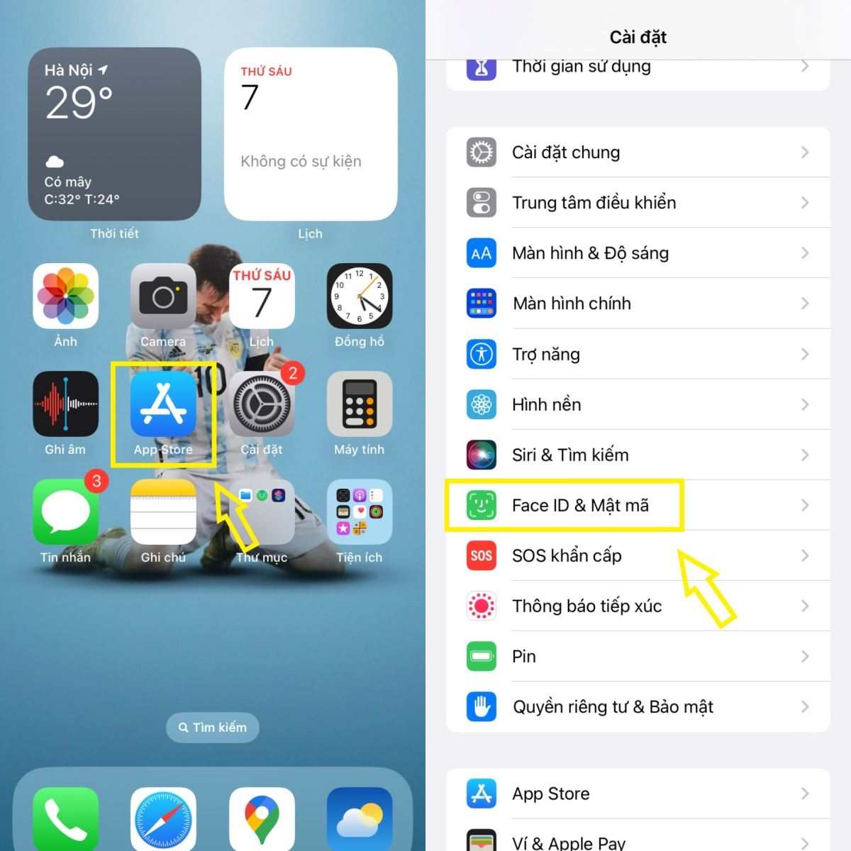 thay đổi mật khẩu điện thoại iPhone - hình 6