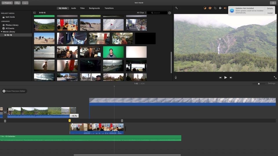 Apple iMovie được tích hợp sẵn trên MacBook