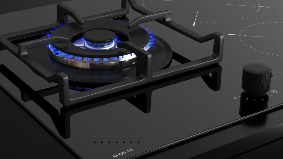 Bếp ga kết hợp bếp từ 4