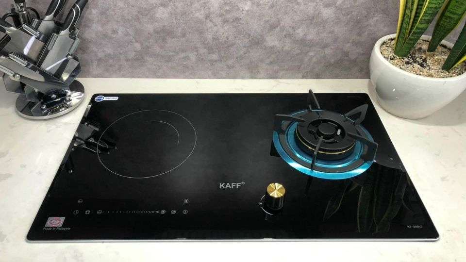 Bếp ga kết hợp bếp từ 5