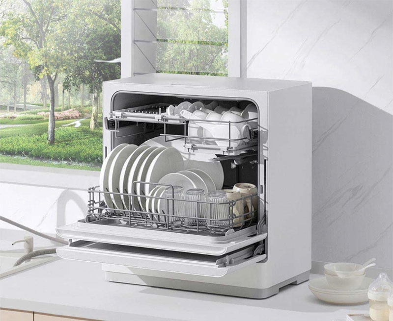Review máy rửa bát mini hình 5