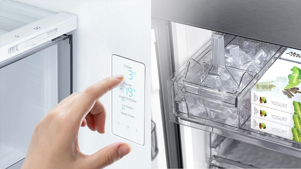 Samsung 4 cánh RF59CB66F8S/SV sở hữu rất nhiều công nghệ hiện đại