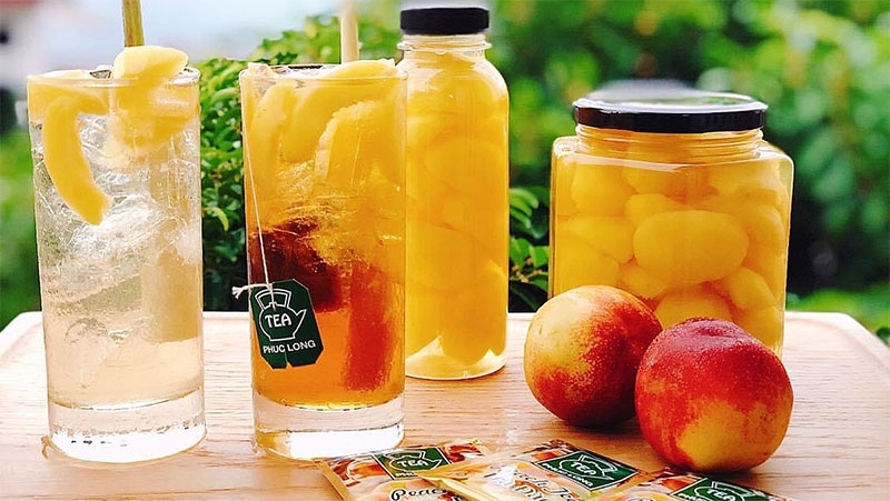 Cách bảo quản đào ngâm hình 1