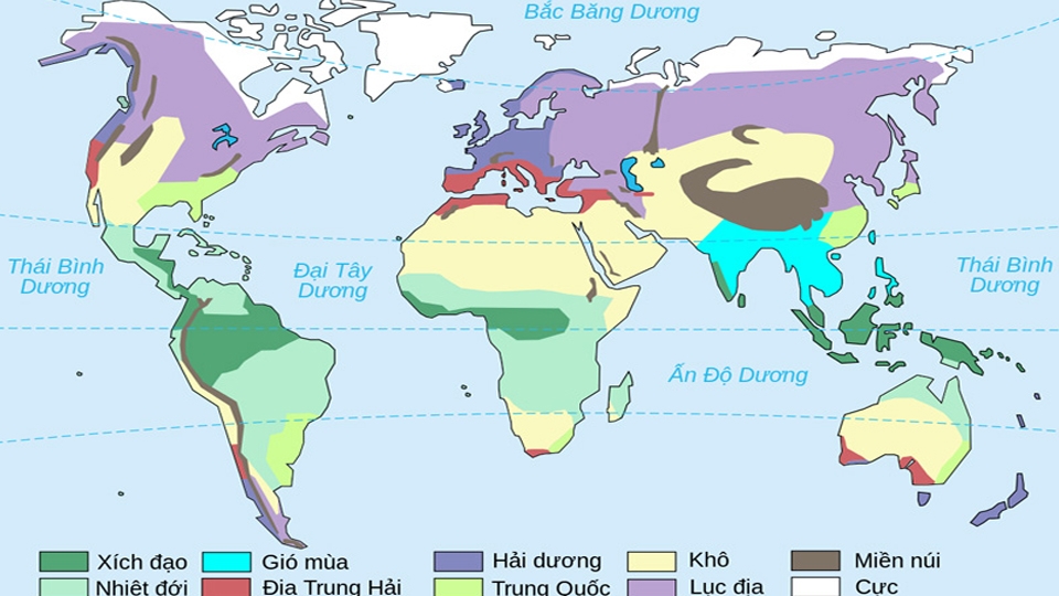 Biển vùng nhiệt đới có độ mặn cao hơn