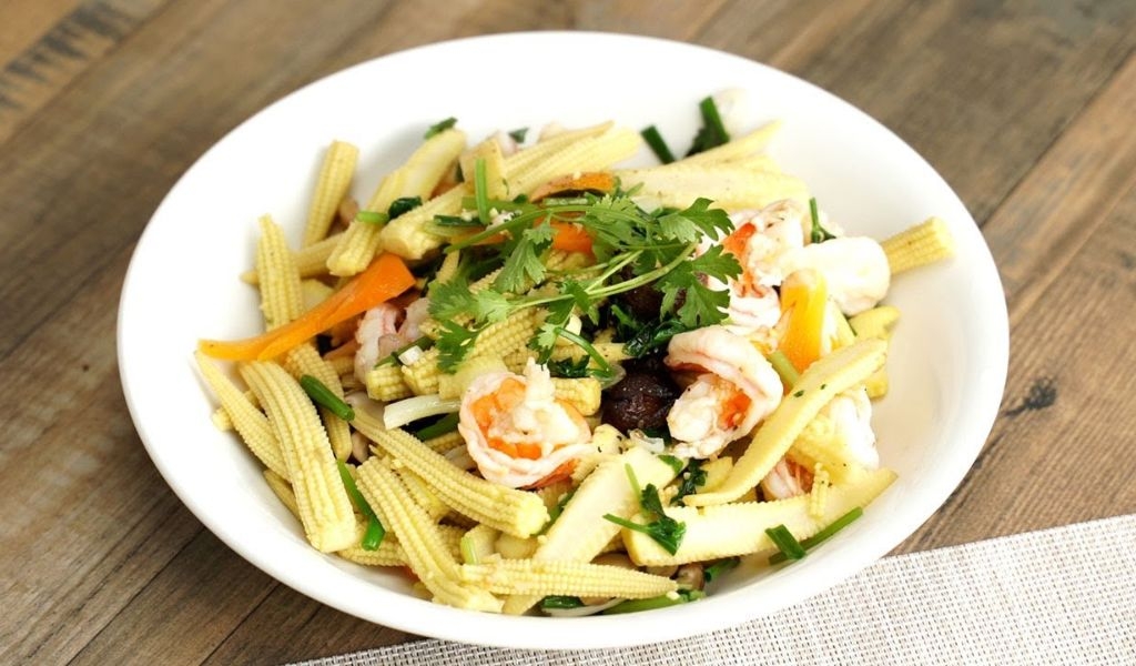 Các cách xào ngô bao tử chay đơn giản, thơm ngon, thanh đạm mà ai cũng làm được 2