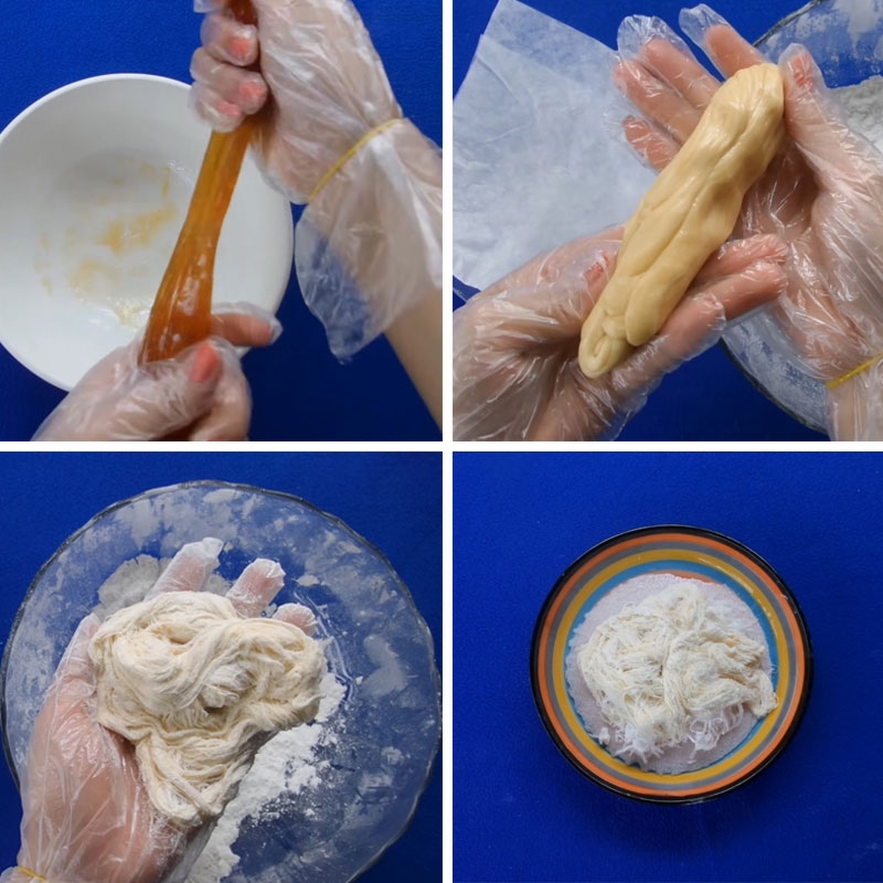 Cách làm kẹo chỉ hình 4