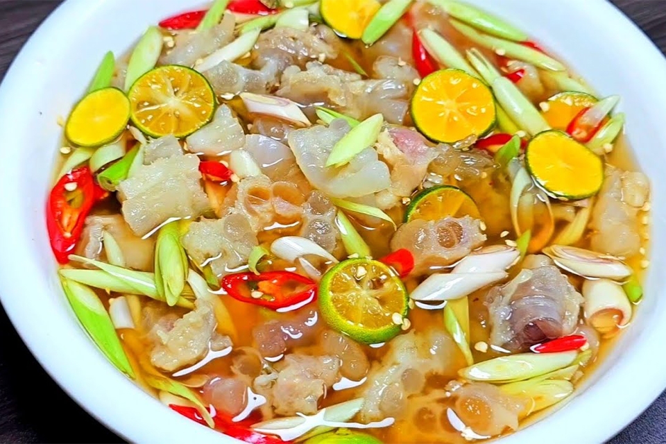 Một số lưu ý khi làm gân bò ngâm sả tắc