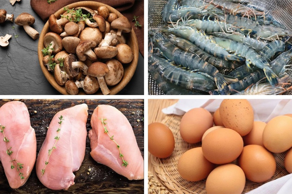 Chuẩn bị nguyên liệu làm trứng hấp kiểu Nhật