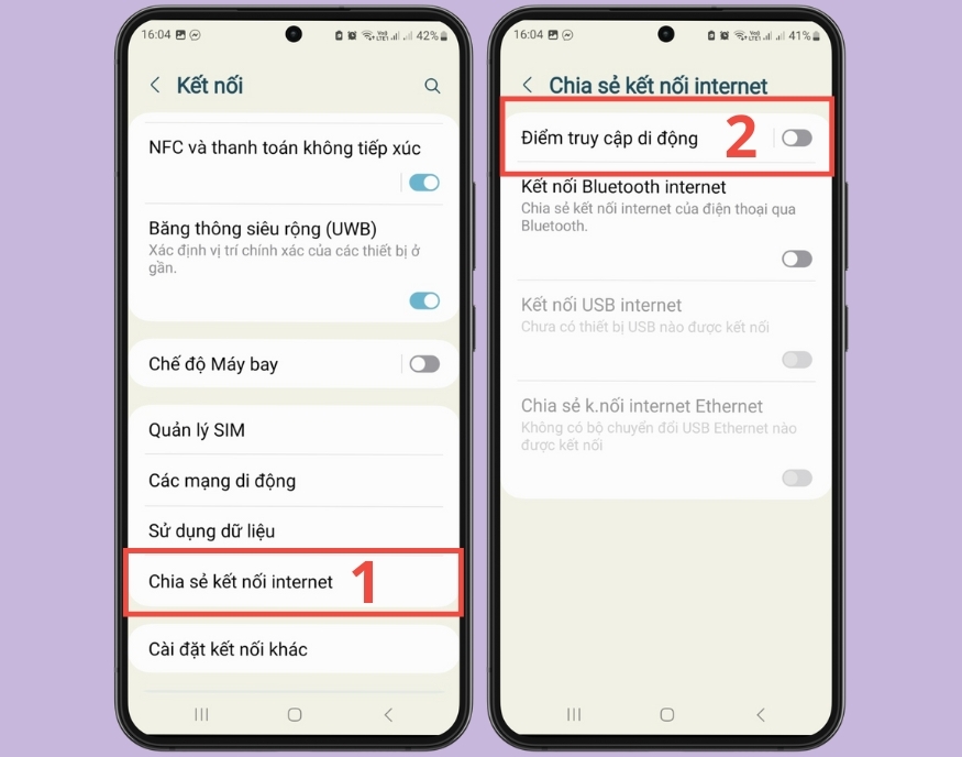 Hướng dẫn cách phát WiFi từ điện thoại Samsung cực dễ (H2)